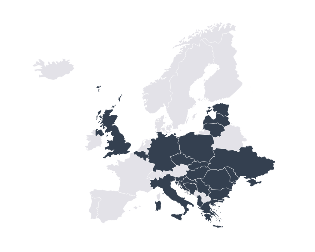 Mapa działalności