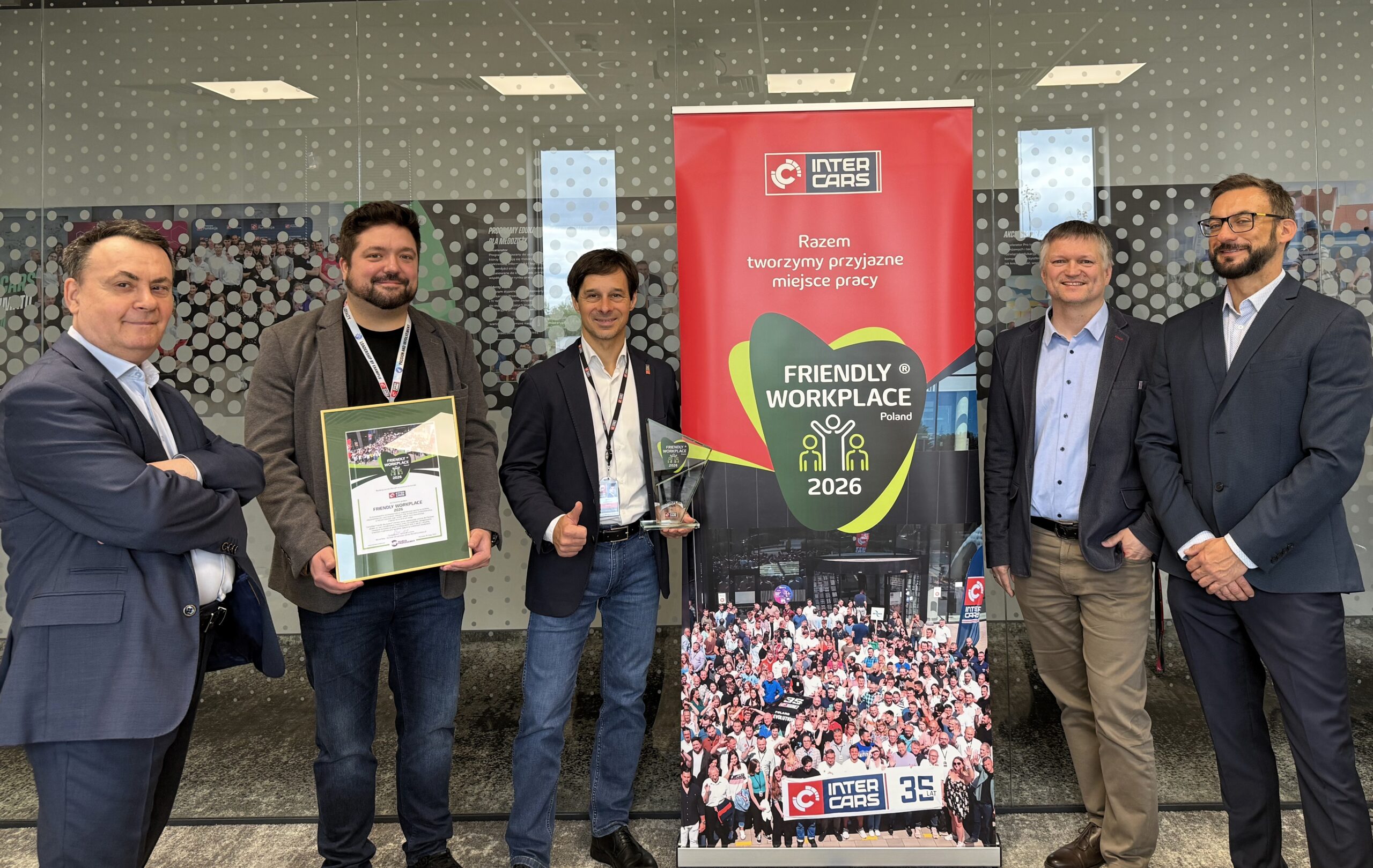 Inter Cars ponownie w gronie laureatów nagrody Friendly Workplace!